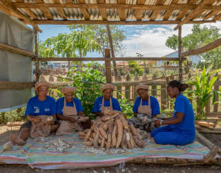 Das P4P-Programm in Madagaskar zielt darauf ab, die Chancen von Kleinbauern und ihren Zugang zu den Agrarmärkten zu verbessern. Foto: WFP/Giulio d'Adamo