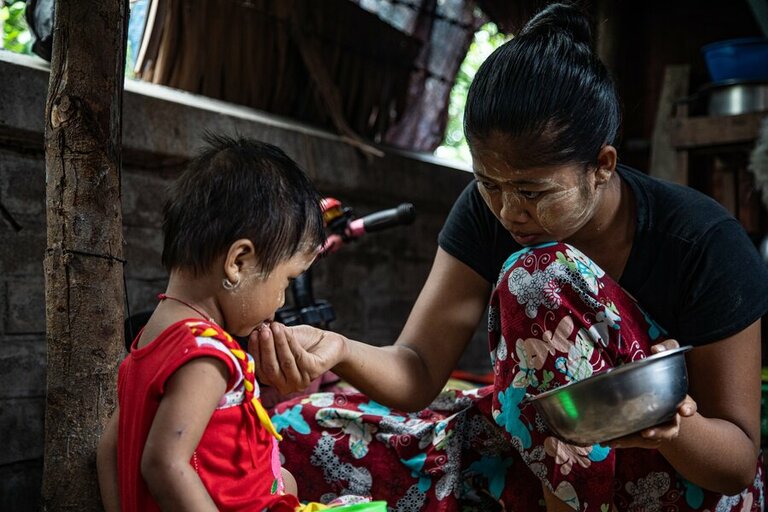 Finanzierungslücke behindert lebensrettende Hilfe von WFP angesichts des zunehmenden Hungers in Myanmar