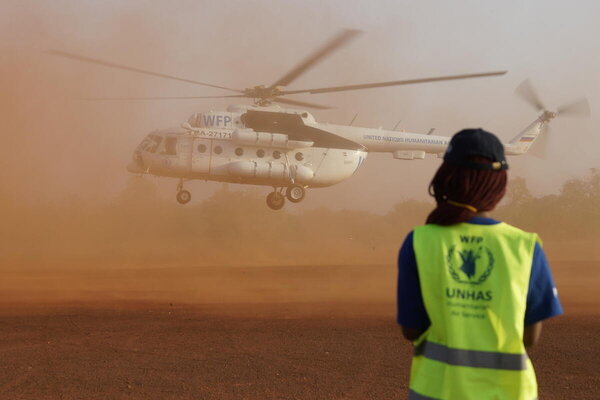 WFP-UNHAS Hubschrauber