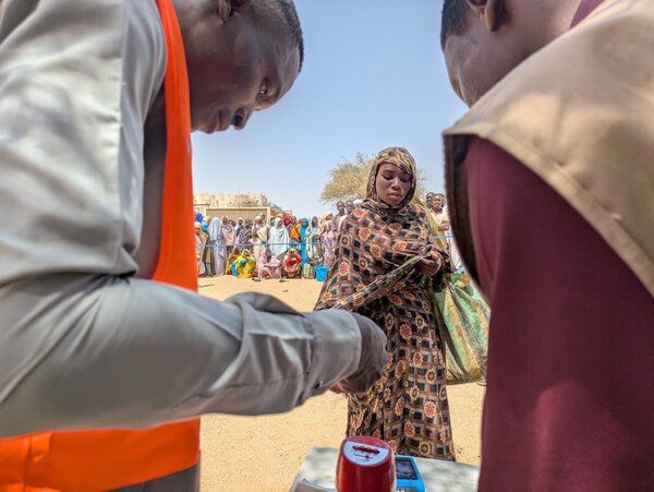 WFP-Nahrungsmittelverteilung Tschad