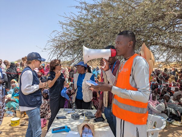 WFP-Nahrungsmittelverteilung Tschad