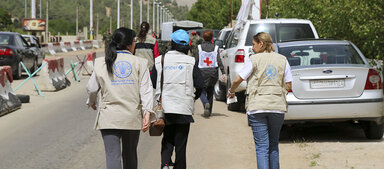 WFP/Hussam Al Saleh FAO, WFP and UNICEF staff