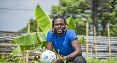 WFP-Sonderbotschafterin Distel Zola