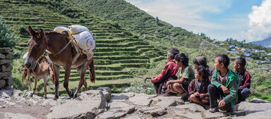 Ernährungshilfe in Nepal