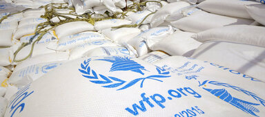 WFP/Ammar Baratraf WFP-Säcke