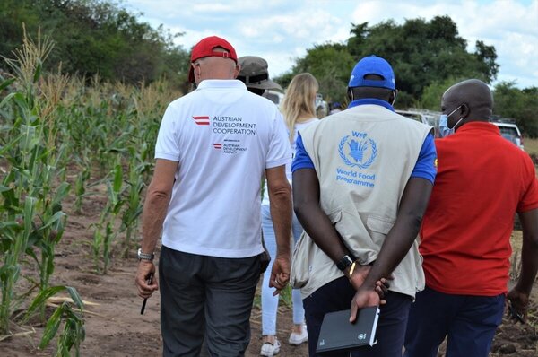 ADA und WFP besuchen ein mehrjähriges WFP-Ernährungsprogramm in Mosambik. Foto: WFP/Rafael Campos