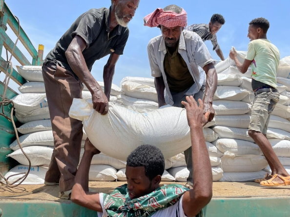 Foto: WFP/ Claire Nevill, WFP Nahrungsmittelverteilung im Norden von Äthiopien
