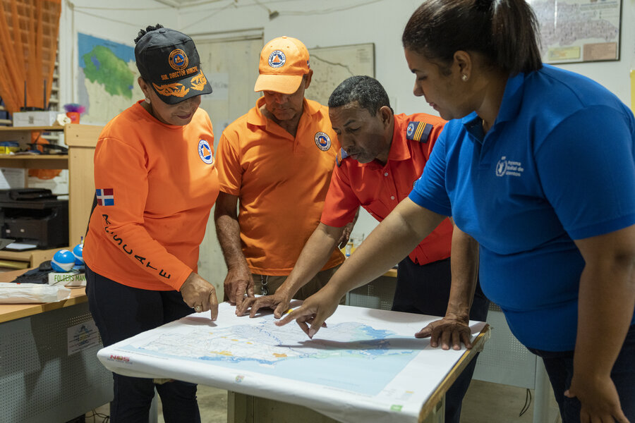 WFP arbeitet mit dem nationalen meteorologischen Dienst der Dominikanischen Republik zusammen, um die Wetterbedingungen zu überwachen. Foto: WFP/Esteban Barrera