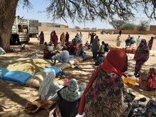 Sudan. WFP und World Relief leisten Nahrungsmittelnothilfe in West-Darfur. 