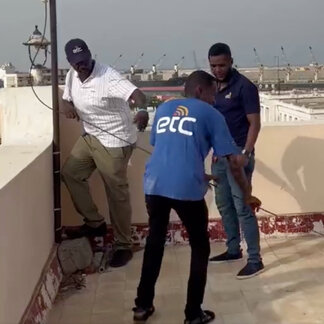 Notfall-Telekommunikation im Sudan